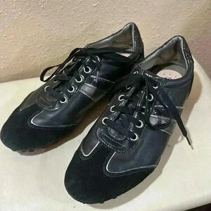 Geox leather walking shoes size 10
